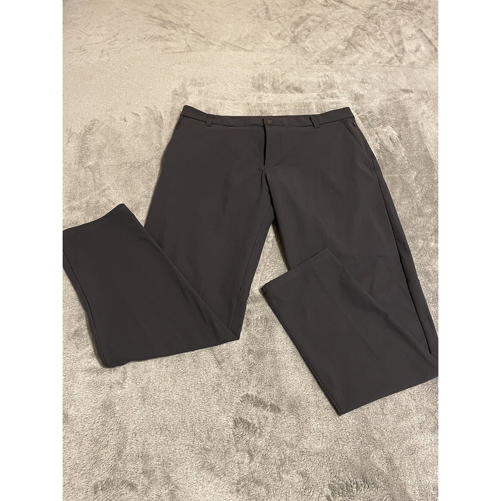 Lululemon Commission Pants Classic Blue Gray Stretch Mens Size 38 (actual 36x31)
